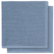 Now Designs - Slate Blue Ripple Dishcloths — Set of 2