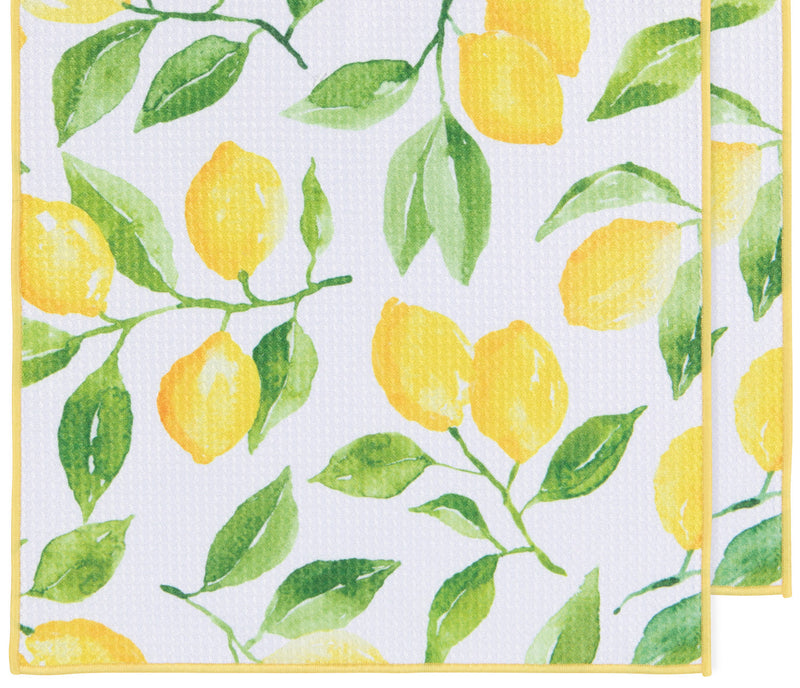 Now Designs Limoni Recycled Microfibre Dishcloths Set of 2