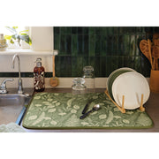 Danica Fern & Frond Dish Drying Mat - lifestyle