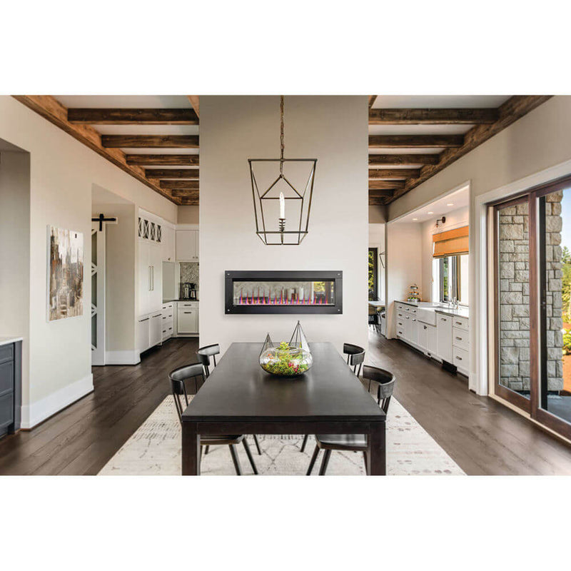 Napoleon - CLEARion Elite See-Through Electric Fireplace - NEFBD50HE (BD50HE) - installed room view.