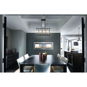 Napoleon - CLEARion Elite See-Through Electric Fireplace - NEFBD50HE (BD50HE) - installed room view.