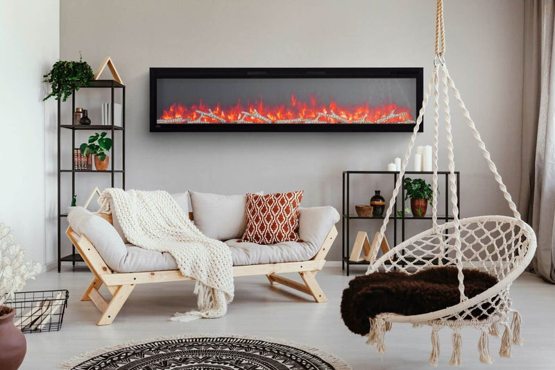 Napoleon - Entice™ 72 Fireplace - Wall-Hanging Electric Fireplace - NEFL72CFH-1