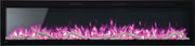 Napoleon - Entice Wall-Mount Electric Fireplace (NEFL72CFH-1) - product view. Optional log media shown is sold separately.