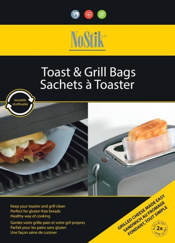 NOSTIK - Toast & Grill Bag 2/PK - Limolin 
