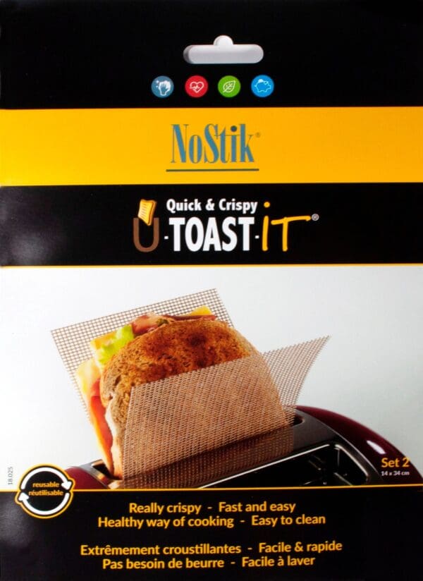 NOSTIK - U-Toast-It Grill Bag 2/ST - Limolin 
