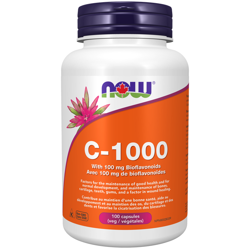 Now - Vitamin C - 1000 With 100MG Bioflavonoids 250VCAP