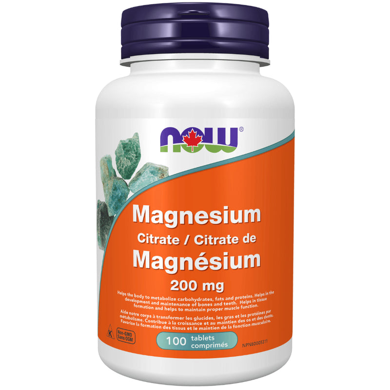 Now - Magnesium Citrate 200MG 250TAB