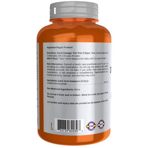 Now - Creatine Monohydrate Pure Powder 227 g