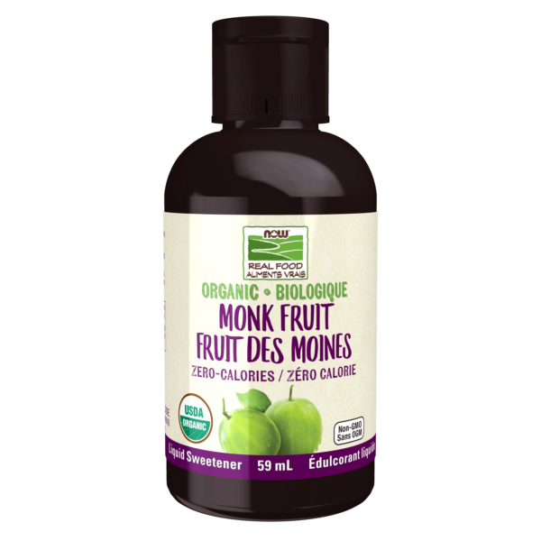 Now - Organic Monk Fruit Liquid Sweetener 59 mL