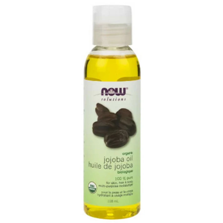 Now - Jojoba Oil - Pure - Expeller Pressed 118 mL