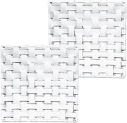 Nachtmann - Bossa Nova Platter Square (Set of 2) | 5.5 in - Limolin 