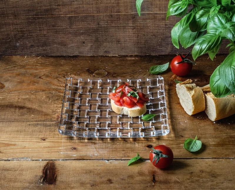 Nachtmann - Bossa Nova Platter Square (Set of 2) | 5.5 in - Limolin 