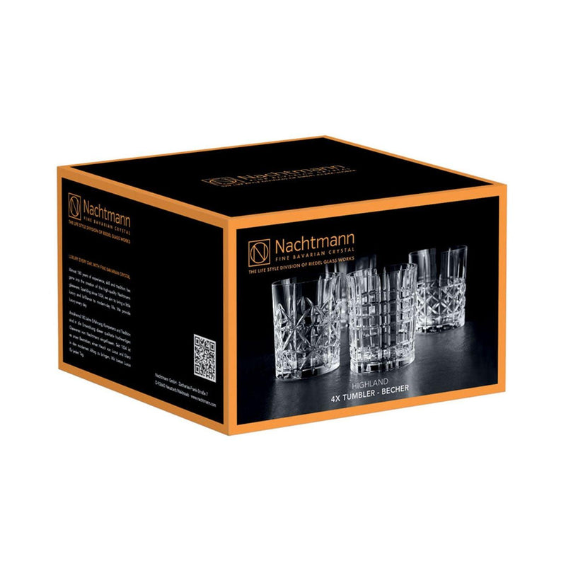 Nachtmann - HIGHLAND Whisky Tumbler (Set of 4) - Limolin 