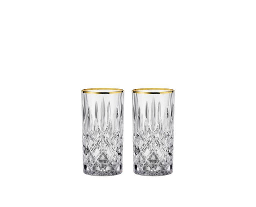 Nachtmann - NOBLESSE Gold Long Drink Glass 13 oz (Set of 2) - Limolin 