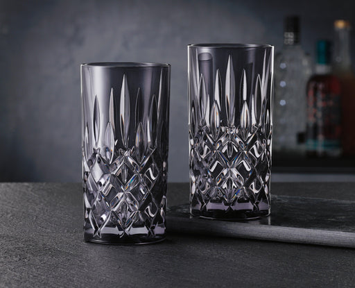 Nachtmann - NOBLESSE Long Drink - Smoke (Set of 2) | 6 Inch - Limolin 