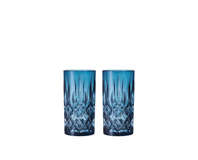 Nachtmann - Noblesse Long Drink Vintage Blue Set of 2 - Limolin 