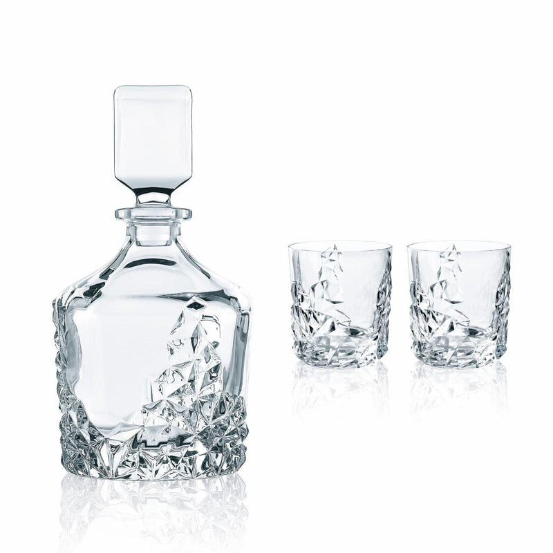 Nachtmann - SCULPTURE 3 Piece Whiskey Set - Limolin 