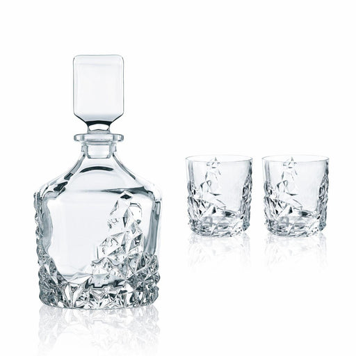 Nachtmann - SCULPTURE 3 Piece Whiskey Set - Limolin 