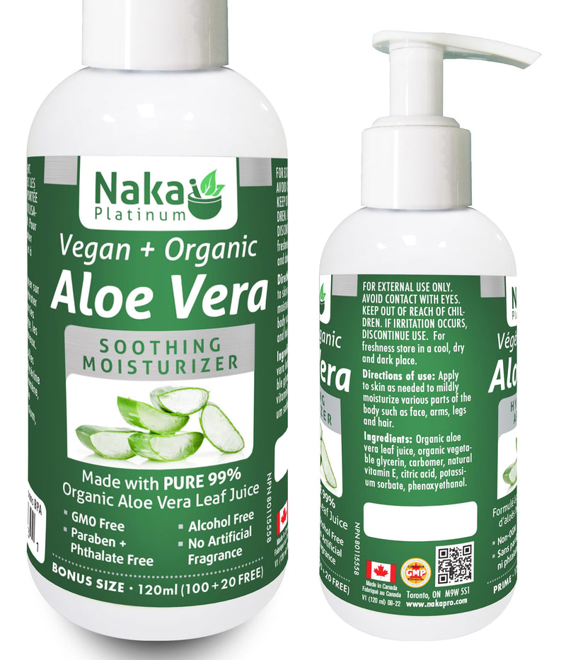 Naka Platinum - Aloe Vera Moisturizer - 120mL - Limolin 