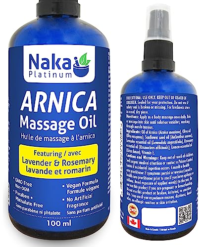 Naka Platinum - Arnica Massage Oil - 100mL - Limolin 