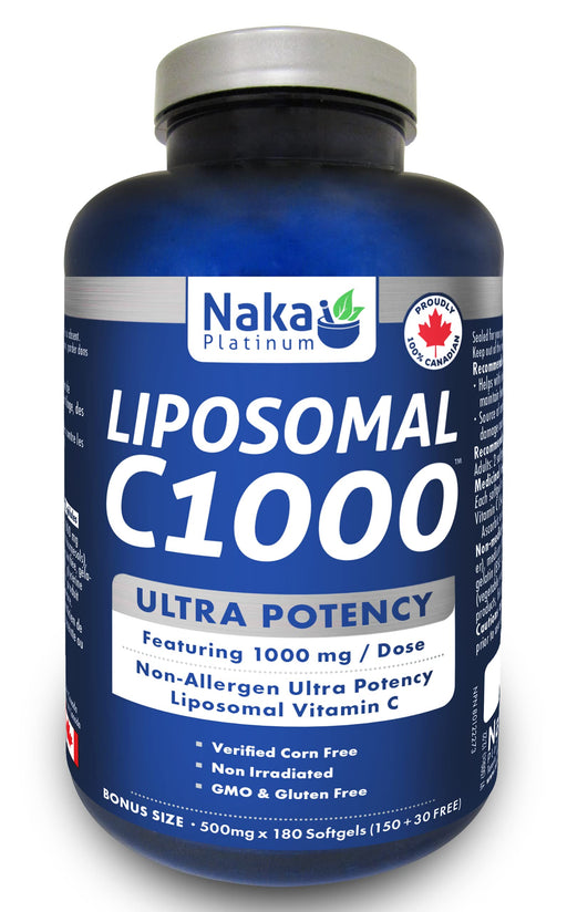 Naka Platinum - Liposomal C1000 Ult Pot 180sg - Limolin 