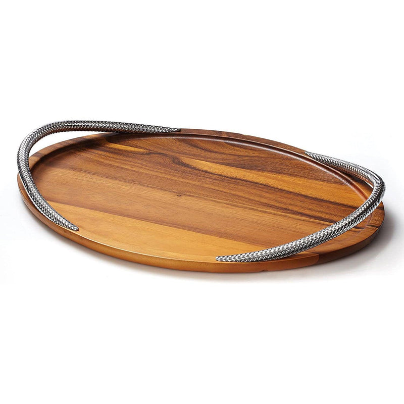 Nambe - Braid Serving Tray 19" - Limolin 