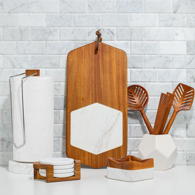 Nambe - CHEVRON CUTTING BOARD - Limolin 