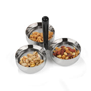 Nambe - CIRCA DIVIDED NUT BOWL - Limolin 