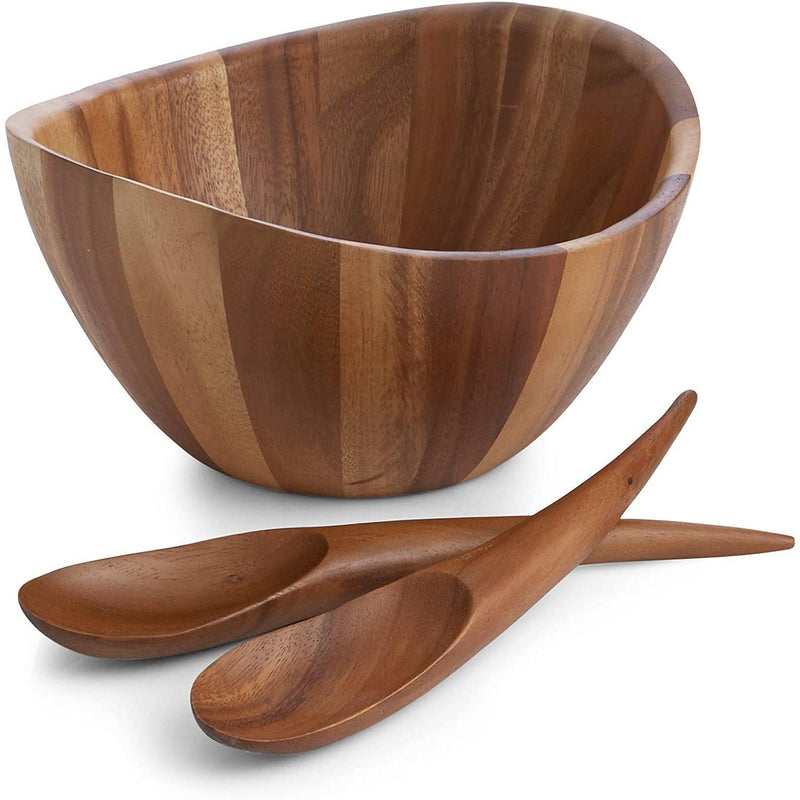 Nambe - Harmony 3-Piece Wooden Salad Set - Limolin 