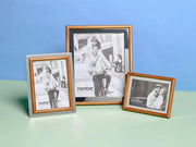Nambé Hayden photo frame collection in several sizes; this listing is the 5 x 7-inch frame.