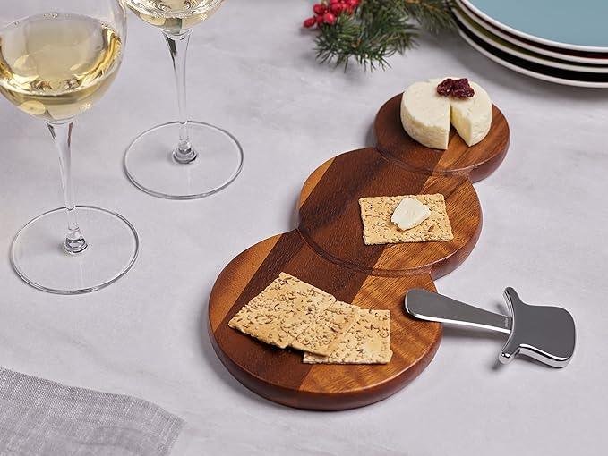 Nambe - Holiday-Snowman Cheese Board - Limolin 