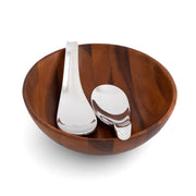 Nambe - Yin Yang Salad Bowl W/Servers - Limolin 