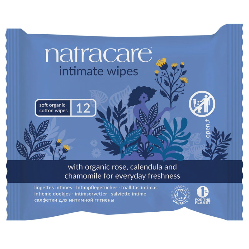 Natracare - Intimate Wipes - 12 count - Limolin 