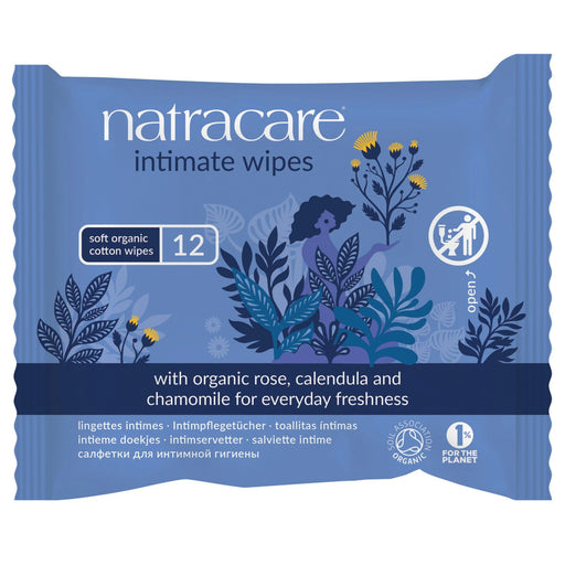 Natracare - Intimate Wipes - 12 count - Limolin 