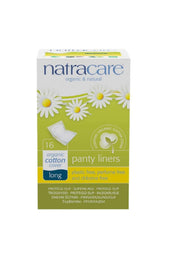 Natracare - Natracare Panty Liners Long - 16 count - Limolin 