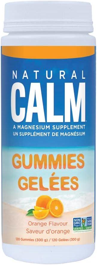 Natural Calm - Calm Mag Orange Gummies 120's - Limolin 