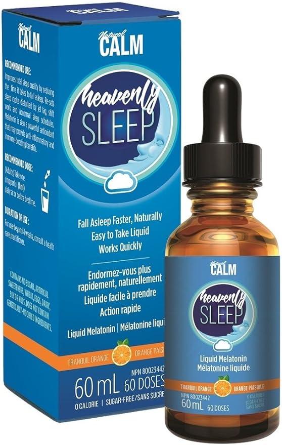 Natural Calm - Heavenly Sleep Melatonin 60ml - Limolin 