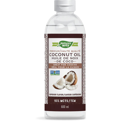 Nature's Way - Coconut Oil 93% MCT 600ml - Limolin 