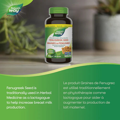 Nature's Way - Fenugreek 180 Cap - Limolin 