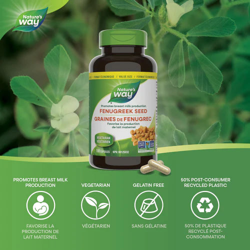 Nature's Way - Fenugreek 180 Cap - Limolin 