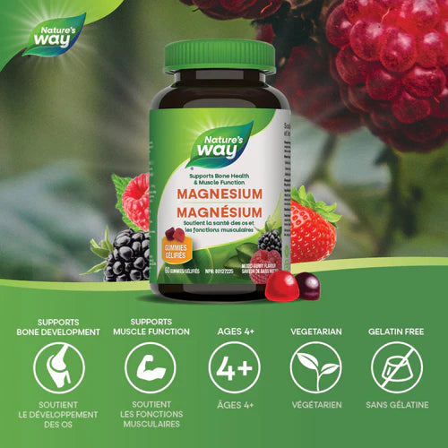 Nature's Way - Magnesium 60 gummies - Limolin 