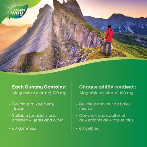 Nature's Way - Magnesium 60 gummies - Limolin 