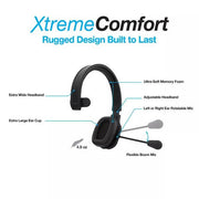 Naztech - Bluetooth Mono Headset NXT-700 Xtreme Pro - Black - Limolin 
