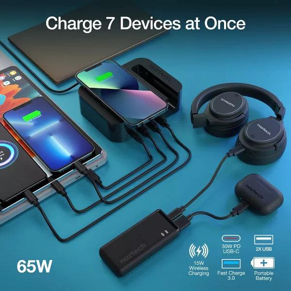 Naztech - Charging Station Pro 7 Devices - Black - Limolin 