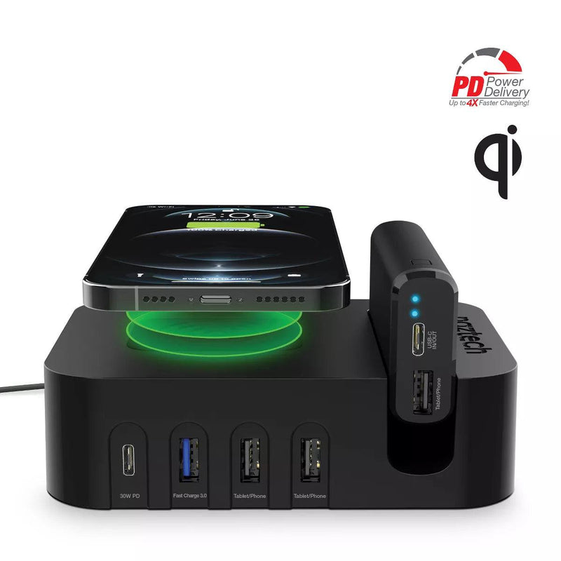 Naztech - Charging Station Pro 7 Devices - Black - Limolin 