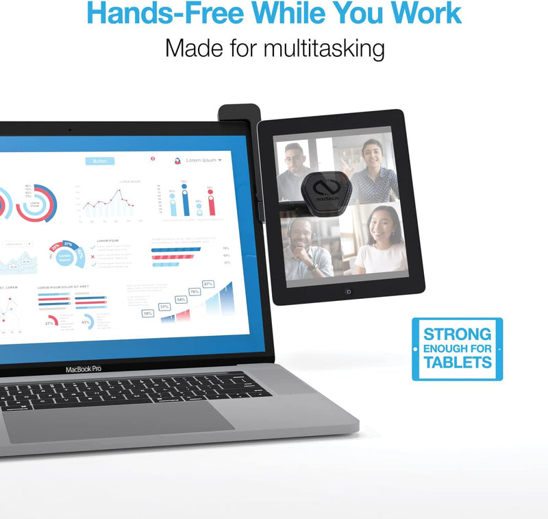 Naztech - Laptop Mount for Phones & Tablets MagBuddy Elite - Black - Limolin 