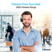 Naztech - NXT-700 Pro Noise Cancelling Home/Office Wireless Headset - Limolin 