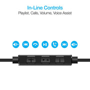 Naztech - Platinum High Fidelity USB-C Earbuds Black - Limolin 