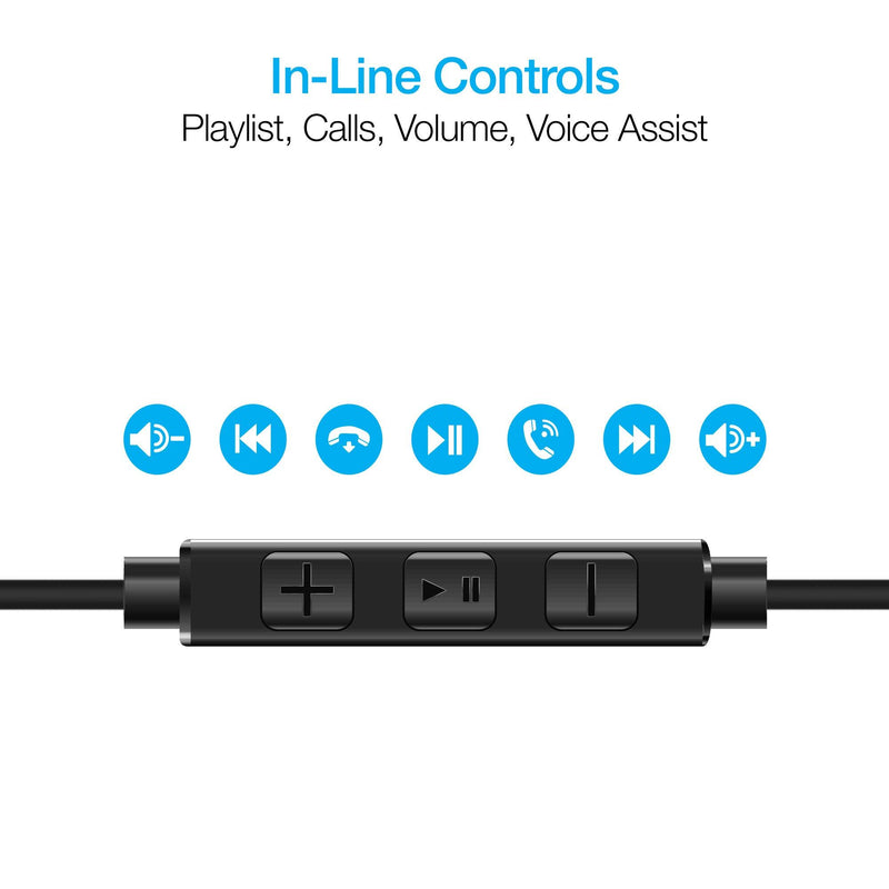 Naztech - Platinum High Fidelity USB-C Earbuds Black - Limolin 