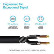 Naztech - Platinum High Fidelity USB-C Earbuds Black - Limolin 